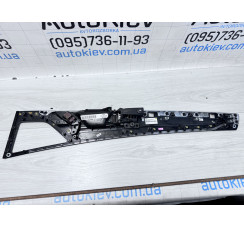 Накладка задніх лівих дверей Long у зборі з кнопками колір чорний Audi A8 [4H] 2010-2017