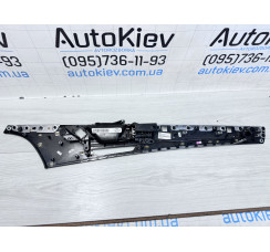 Декоративний молдинг двері лівий передній у зборі чорний Audi A8 [4H] 2010-2017