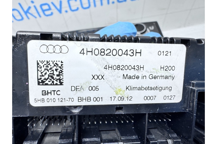 Блок керування кліматом Audi A8 [4H] 2010-2017 4H0820043H
