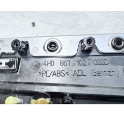 Декоративна внутрішня накладка правих передніх дверей (Чорна. У зборі) Audi A8 [4H] 2010-2017