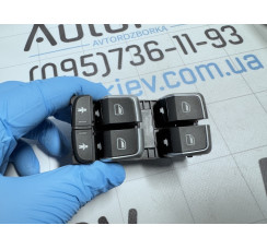 Блок кнопок склопідйомника передніх лівих дверей Audi A8 [4H] 2010-2017