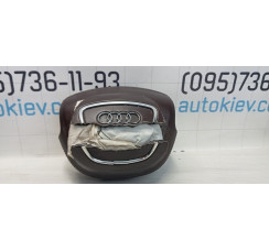 Подушка AIRBAG безпеки водія коричнева під відновлення Audi A8 [4H] 2010-2017