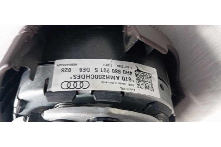 Подушка AIRBAG безпеки водія коричнева під відновлення Audi A8 [4H] 2010-2017 4H0880201SDE8