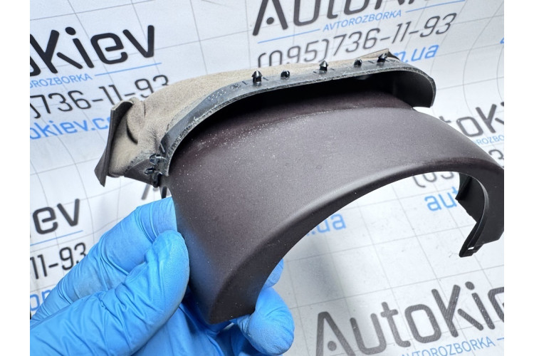 Кожух рулевой колонки верхний коричневый Audi A8 [4H] 2010-2017 4H0858345DE8