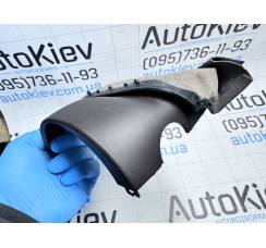 Кожух рулевой колонки верхний коричневый Audi A8 [4H] 2010-2017