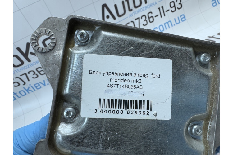 Блок управления airbag Ford Mondeo III 2000-2007 4S7T14B056AB