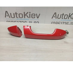 Ручка дверей задньої правої з ковпачком червона Kia Sportage 2016-2021