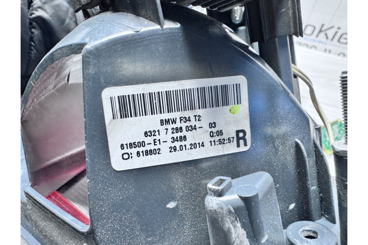 Фонарь задний правый внутренний BMW 3 F34 12-18 63217286033 63217286034 Фонарь задний правый внутренний BMW 3 F34 12-18 63217286033 63217286034