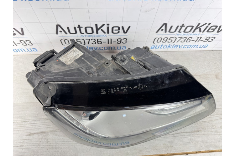 Фара передняя правая Bi-xenon с блоками Audi A8 D4 10-13 дорест паяное верхнее крепление 4h0941004