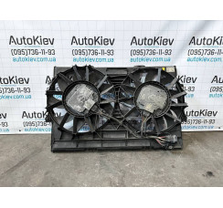 Вентиляторы радиатора дифузор Audi A8 D4 w12 6.3Fsi CEJA всборе