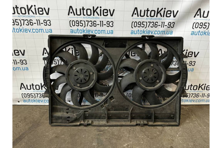 Вентиляторы радиатора дифузор Audi A8 D4 w12 6.3Fsi CEJA всборе 4H0121003M, 4h0959455ac, 4h0959455ab