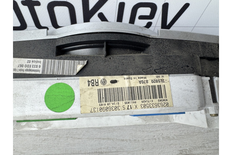 Панель приладів Porsche Cayenne 2003-2010 7L5920870A Панель приладів Porsche Cayenne 2003-2010 7L5920870A