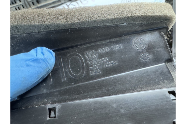 Повітропровід торпеди правий VW Passat [B7] 2011-2015 561819704