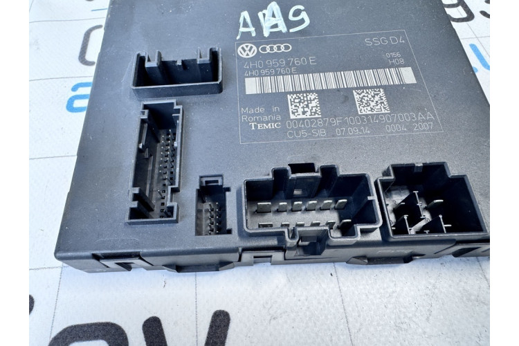 Блок управления передним сиденьем Audi A8 [4H] 2010-2017 4H0959760E