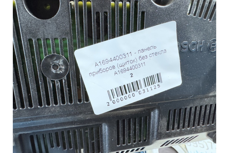 Панель приборов (щиток) без стекла Mercedes Benz A-Class W169 2004-2012 A1694400311
