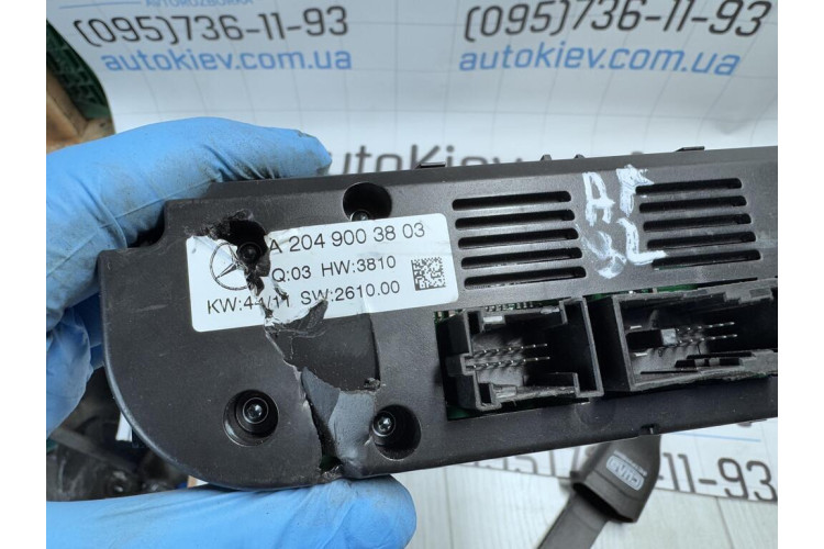 Блок управління клімат контролем Mercedes Benz W218 CLS 2011-2017 A2049003803 Блок управління клімат контролем Mercedes Benz W218 CLS 2011-2017 A2049003803