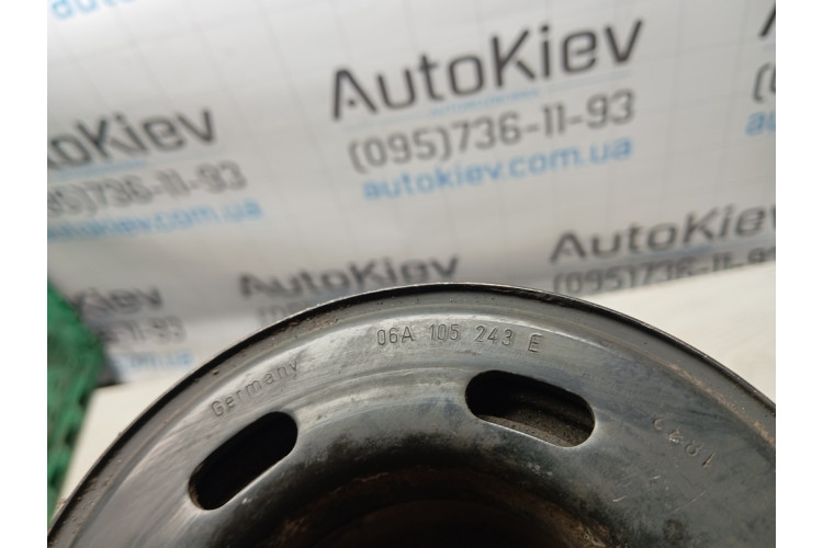 Шків колінвала демпферний 6 струмків Audi A3 [8P1] 2003-2013 06A105243E