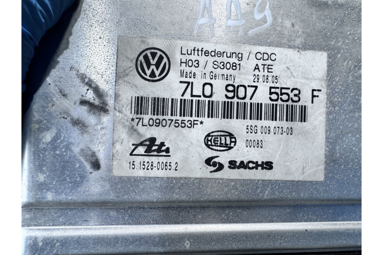 Блок керування пневмопідвіскою VW Touareg 2002-2010 7L0907553F Блок керування пневмопідвіскою VW Touareg 2002-2010 7L0907553F