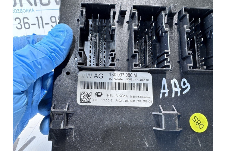 Блок комфорту Volkswagen Golf VI 1K0937086M
