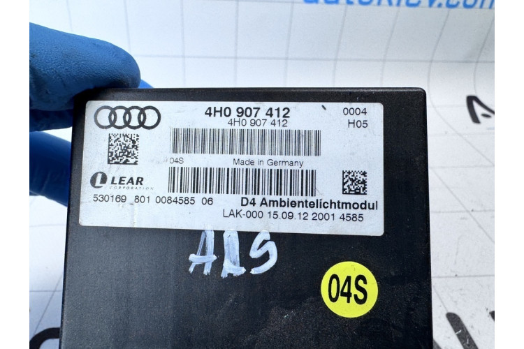 Блок комфорту Audi A8 4H 4H0907412