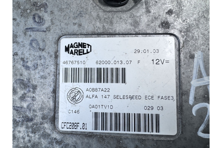 Блок управления коробки передач Alfa Romeo 147 2000-2010 46767510