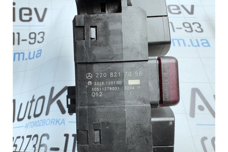 Блок кнопок Mercedes-Benz S W220 1998-2005 A2208217058 Блок кнопок Mercedes-Benz S W220 1998-2005 A2208217058