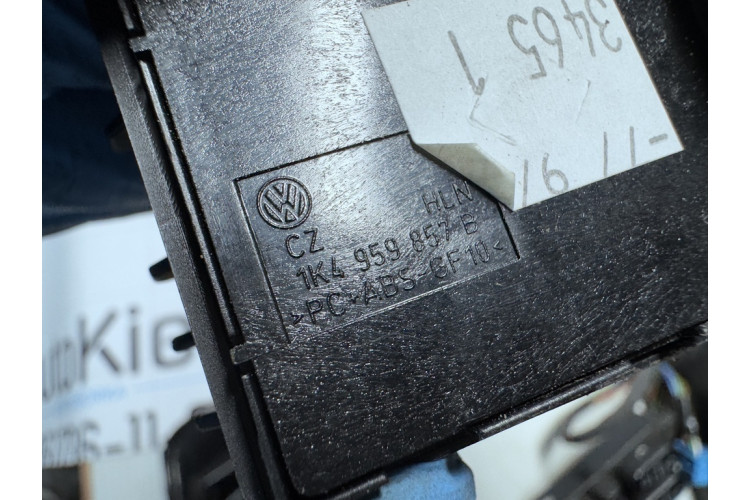 Кнопковий блок керування склопідйомником передній лівий Volkswagen Passat B6 2005-2010 1K4959857B Кнопковий блок керування склопідйомником передній лівий Volkswagen Passat B6 2005-2010 1K4959857B