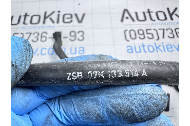 Шланг EGR вакуумний Volkswagen Passat B7 2011-2015 07K133514A Шланг EGR вакуумний Volkswagen Passat B7 2011-2015 07K133514A