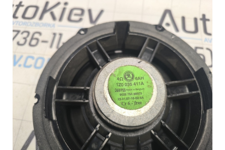 Динамик передней двери Skoda Octavia A5 1Z 2004-2013 1Z0035411A Динамик передней двери Skoda Octavia A5 1Z 2004-2013 1Z0035411A