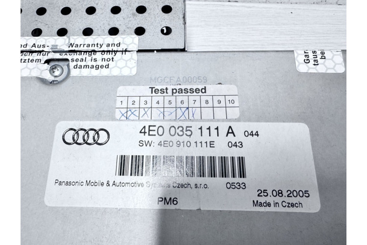 CD/DVD чейнджер Audi A6 C6 4F 2004-2011 4E0035111A