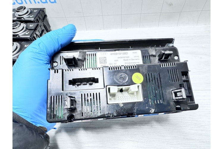 Панель керування клімат-контролем Audi A8 S8 D4 4H 2010-2017 4H0919158D Панель керування клімат-контролем Audi A8 S8 D4 4H 2010-2017 4H0919158D