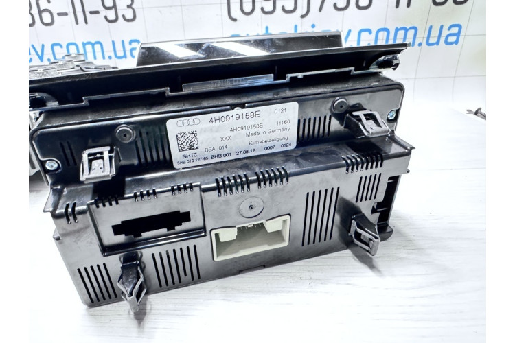 Панель управления климат-контролем Audi A8 S8 D4 4H 2010-2017 4H0919158E