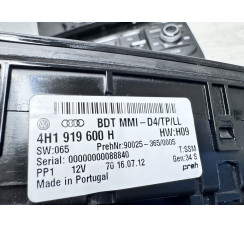 Панель керування мультимедіа з тачпадом Audi A8 S8 D4 4H 2010-2017