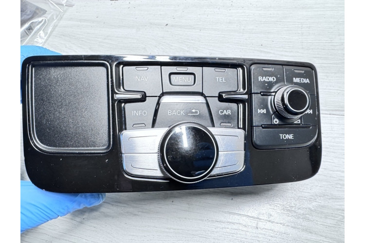 Панель управления мультимедиа с тачпадом Audi A8 S8 D4 4H 2010-2017 4H1919600C