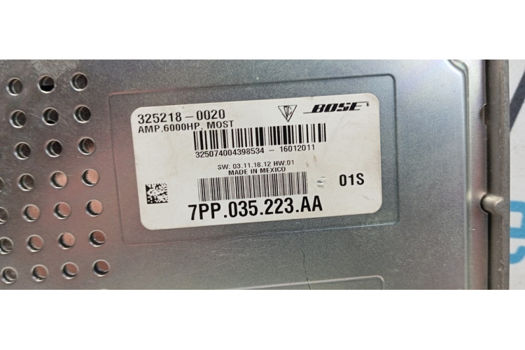 Аудіо підсилювач Porsche Cayenne 2010-2017 7PP035223AA