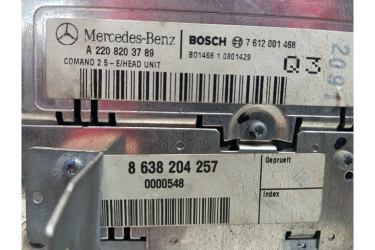Блок мультимедіа Mercedes-Benz S W220 1998-2005 A2208203789