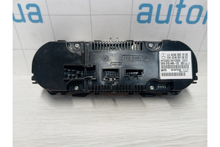 Панель управления климатической системой Mercedes-Benz C117 CLA 2013-2019 A2469001808