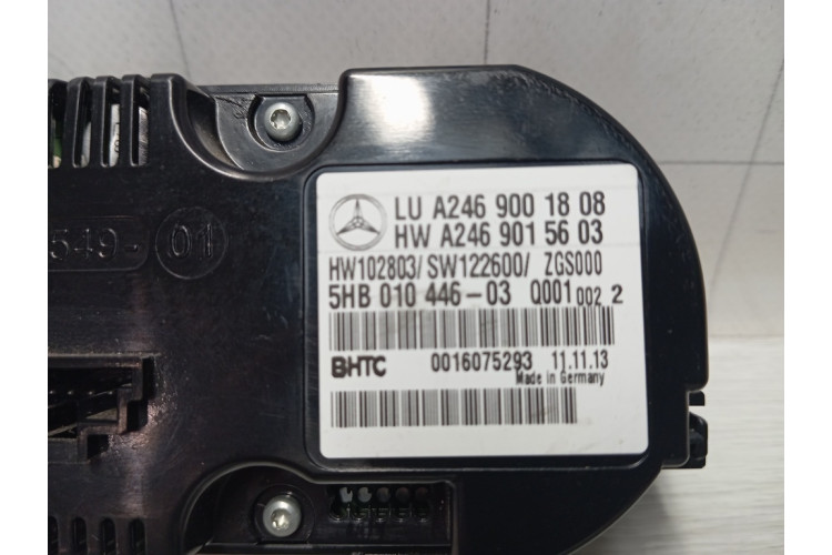 Панель управления климатической системой Mercedes-Benz C117 CLA 2013-2019 A2469001808