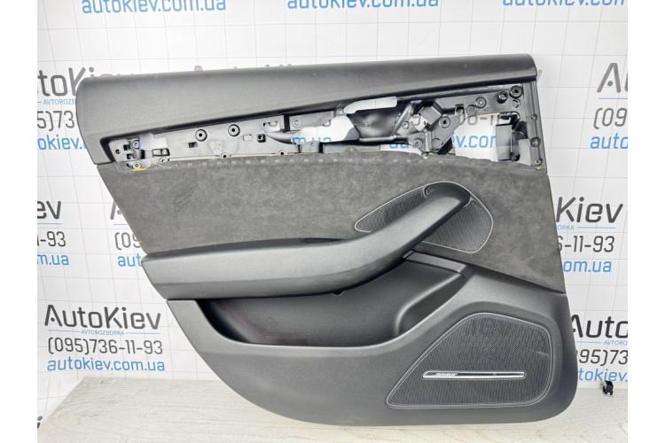 Карта дверей задня ліва алькантара чорна шкіра Audi A8 D4 2010-2017 4H0868067