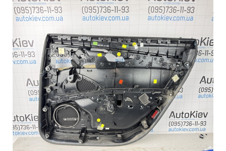 Карта дверей задня ліва алькантара чорна шкіра Audi A8 D4 2010-2017 4H0868067