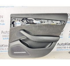 Карта двери задняя правая алькантара черная кожа Audi A8 D4 2010-2017