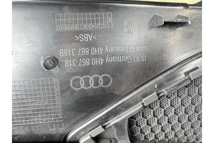 Карта дверей задня права алькантара чорна шкіра Audi A8 D4 2010-2017 4h0867318