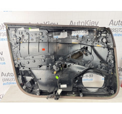 Карта двери передняя правая алькантара коричневая кожа Audi A8 D4 2010-2017 Design selection