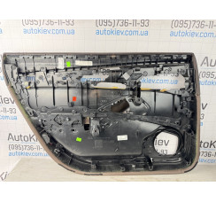 Карта двери задняя правая алькантара коричневая кожа Audi A8 D4 2010-2017 Design selection Long