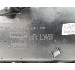 Карта двери задняя правая алькантара коричневая кожа Audi A8 D4 2010-2017 Design selection Long