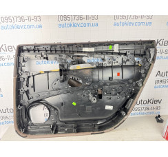 Карта двери задняя левая алькантара коричневая кожа Audi A8 D4 2010-2017 Design selection Long 