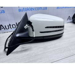 Дзеркало заднього виду ліве у зборі (7+4pin) Mercedes-Benz C117 CLA 2013-2019