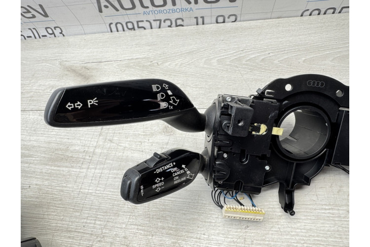 Переключатель подрулевой в сборе Audi A8 [4H] 2010-2017 4H0953502B,4H0907129C