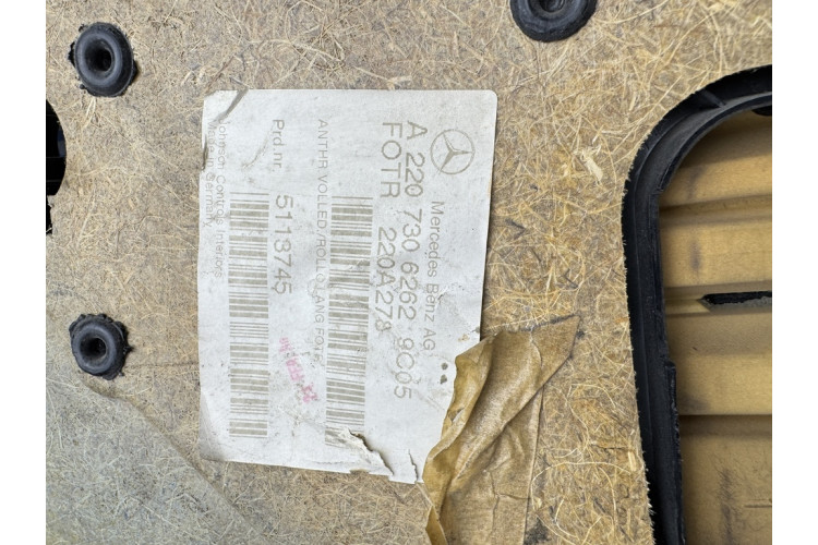 Карта двери задняя правая MERCEDES S W220 кожа строчка AMG long шторка A2207306262