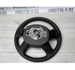 Руль коричневый кожа без airbag Audi A8 D4 w12 перетянут